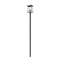 Z-Lite Rainer 4 Light Outdoor Post Mounted Fixture, 13.5in. W x 118.25in. H, Black 5015PHBR-5009P96-BK - alternate 1